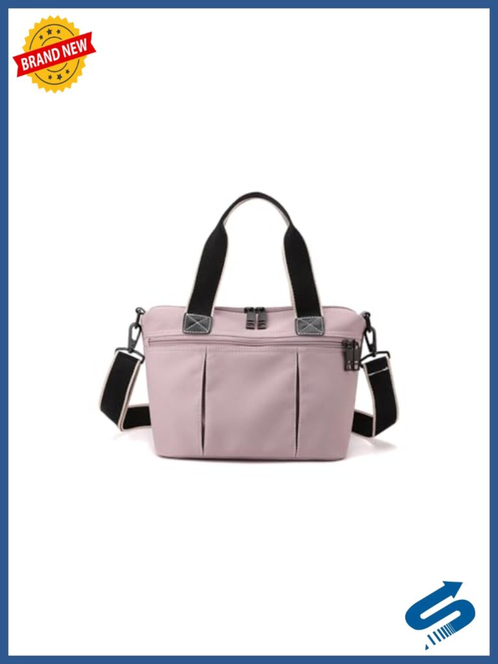 Waterproof Nylon Crossbody Shoulder Bag for Women - Top Handle
